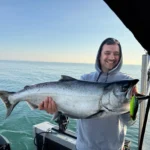 Chinook Salmon caught trolling near Niagara Bar on Lake Ontario